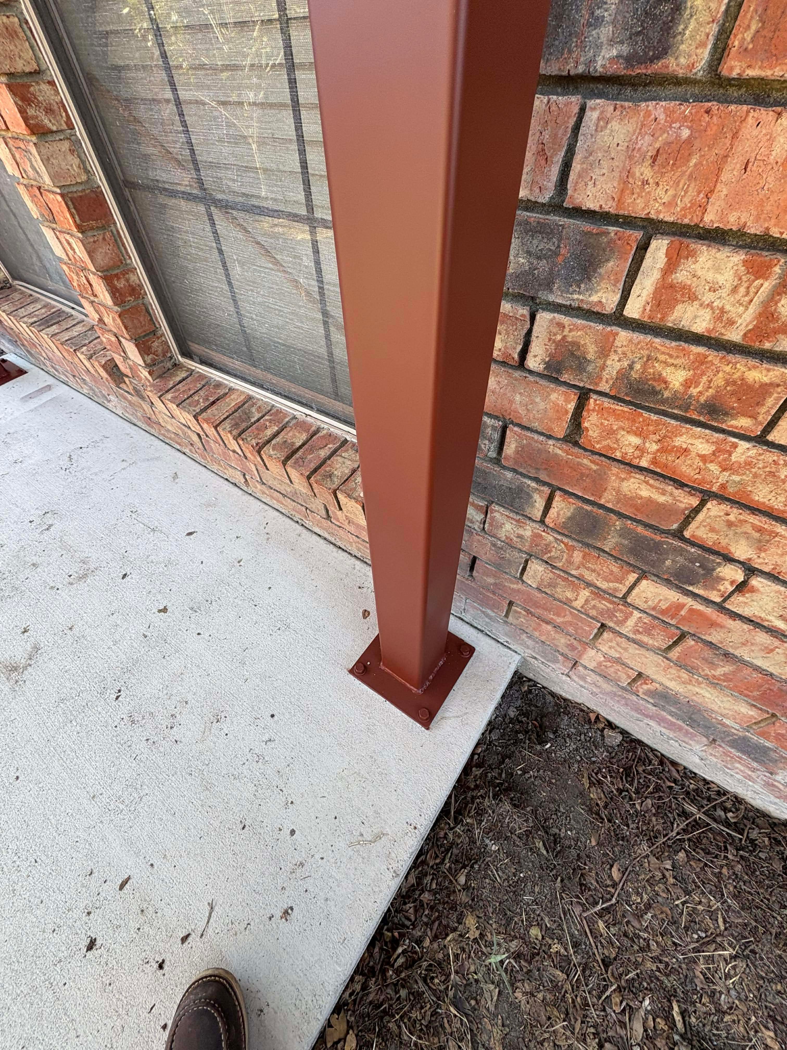 Steel/red iron structure project in the Ark-La-Tex