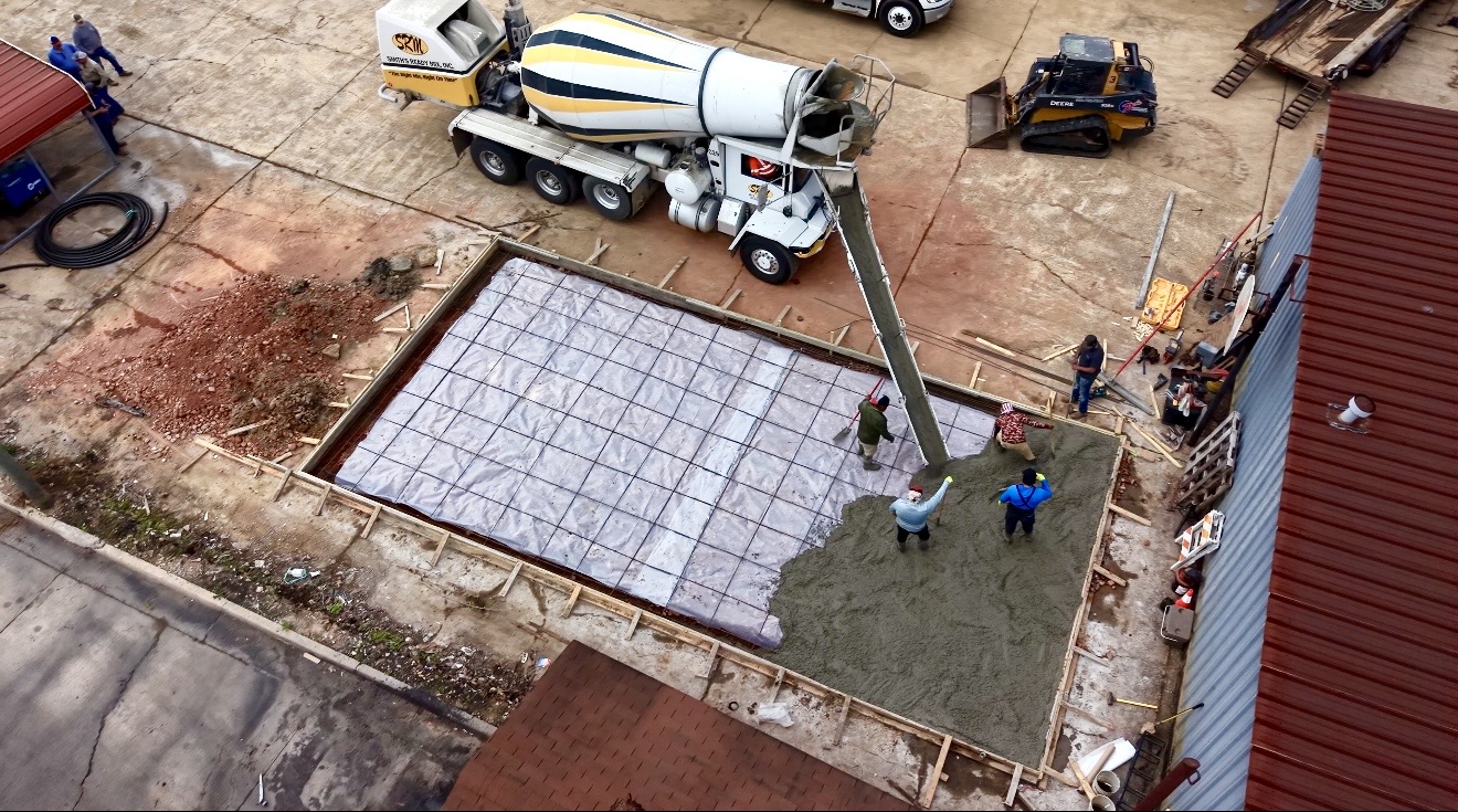 Commercial construction project in Texarkana TX by Turner Structures